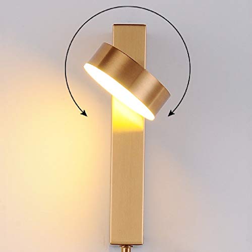 Lampe murale LED orientable avec interrupteur luminaire intérieur - 5