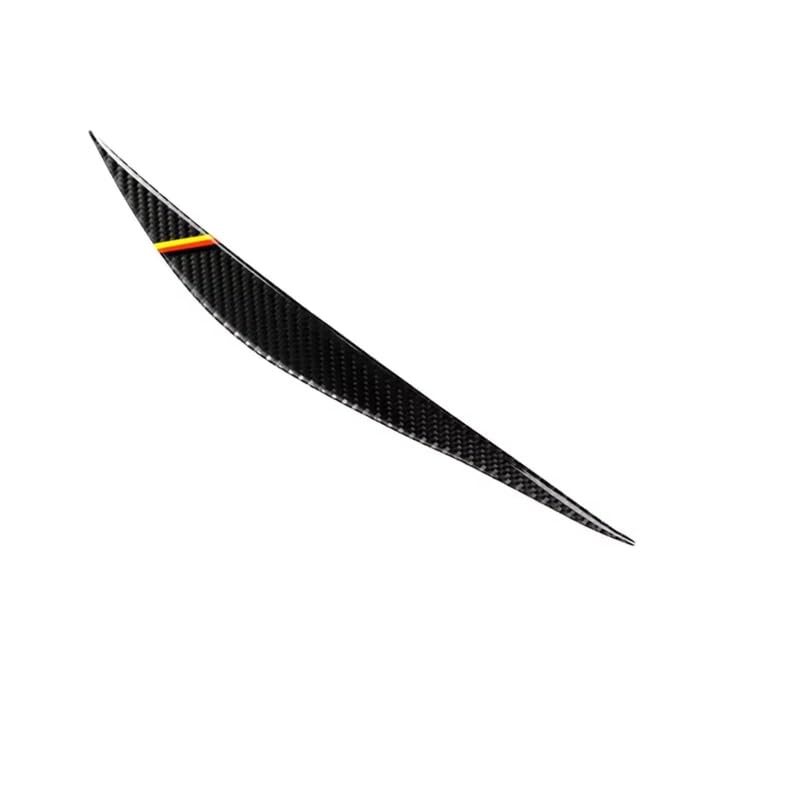 Cache-sourcils de phares pour BMW F30 - Finition haut de gamme jaune carbone F34
