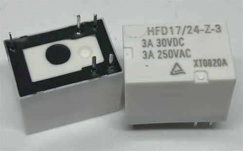 Relé 5 pines 1 pieza HFD17 12-Z-3 de 12V 4101 para sustitución automotriz