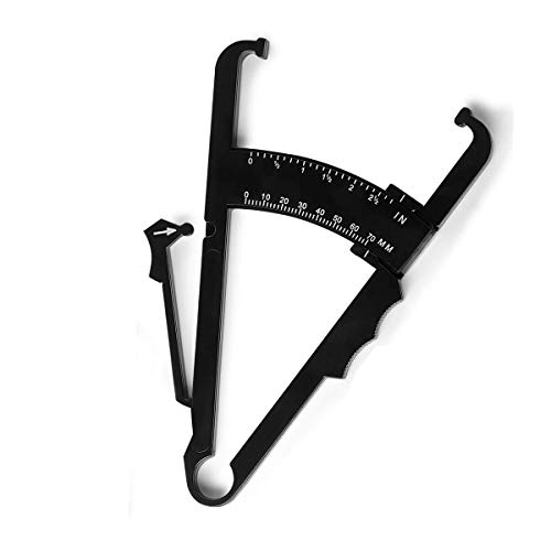 Body Fat Caliper, Fat Measure Clipper for Accurately Measuring Caliper Tool for Body Fat skinfold Calipers Measurement Device Body Fat Scale