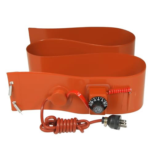 Metal Drum Heater, bucket heater for 55 Gallon Drums,Grease Keg Heater, Insulated Band 1200 Watt 120 Volt (68in-55 Gallon(1 pack))