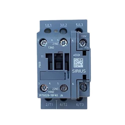 Contacteur 3RT6028-1BF40 38 A 110 V CC avec contacts 1 NO + 1 NF