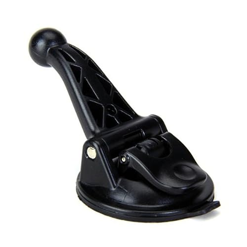 HOMSFOU Soporte De Ventosa para Gramin Inalámbrico Magnético Poseedor Miniteléfono Soporte para Teléfono del Coche Montura De Copa Leva Auto Estrellarse Black