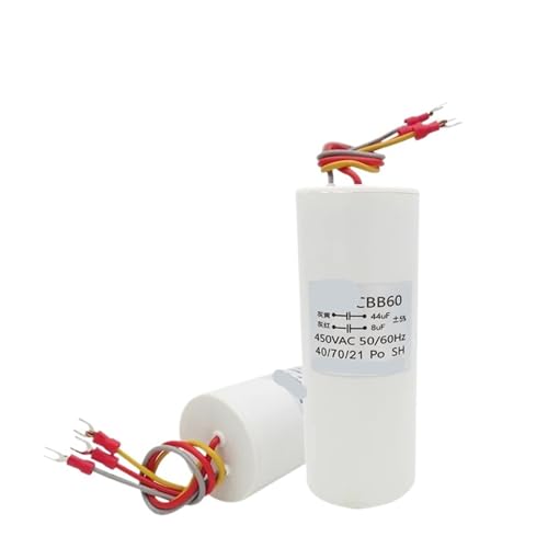 Condensador CBB60 44UF+8UF 450V para solucionar la falta de fuerza en grúas