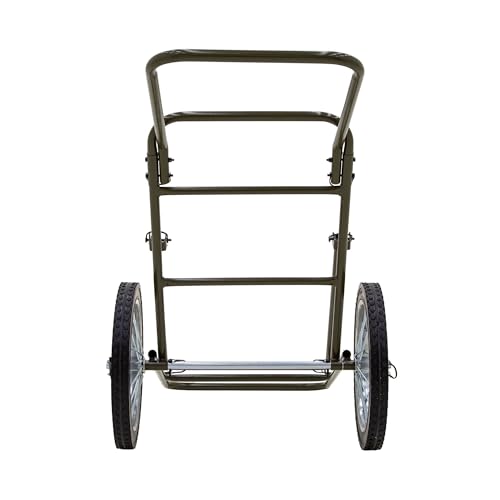 Kill Shot Deer Hunting Folding Game Cart 500 lb Capacity with 16" Rubber Wheels for Hauling Deer, Game, and Hunting Gear