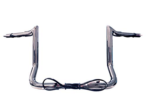 100% Plug & Play Dominator Industries 14” Meathook Monkey Apes compatible with Harley-Davidson Electra & Street Glide, Special, Ultra Limited, Low - Handlebars for 2016-2021