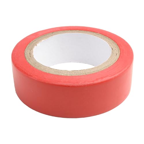 Image of Electrical Tape - 1 Roll Red Electric Tape, 3 /4 Inch by 32 Feet, Professional Insulating PVC, Voltage Level 600V Dustproof, Adhesive for General Home Vehicle Auto Car Power Circuit Wiring