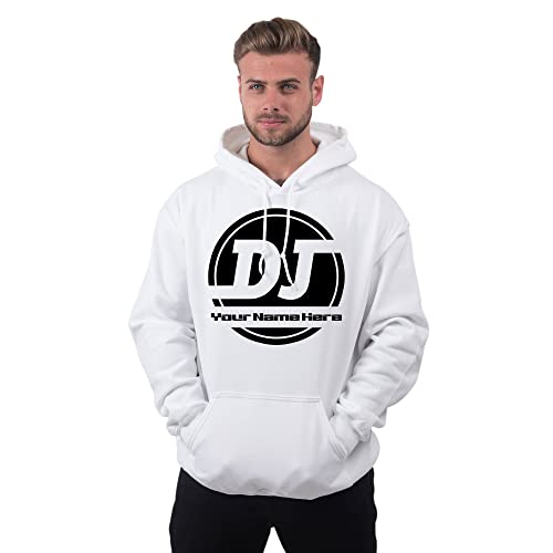 Personalized DJ Logo Hoodies - ADD YOUR NAME - Unisex MC Music Hoodie2