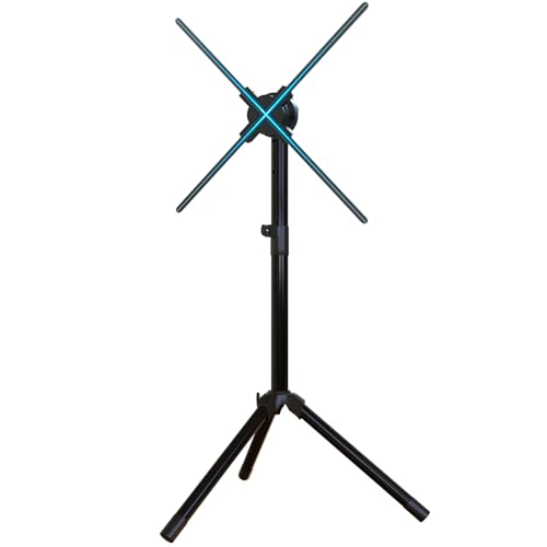 Image of hologram 3D Fan Stand with Multi-Function Base，3D holographic fan Tripod Stand, Fan Foldable Stand,Fits 15.5-39.4 inch holographic fan