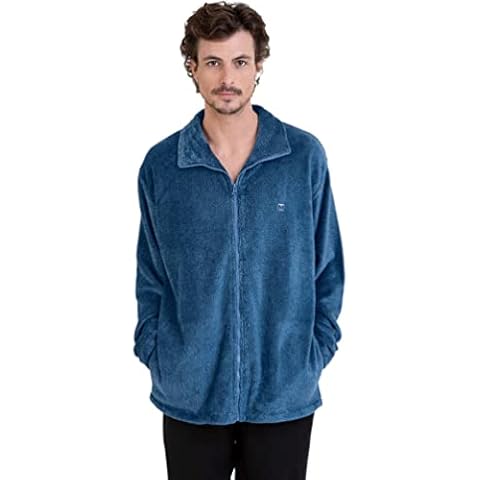 Massana Bata Corta de Invierno para Hombre Colores Lisos Verde L Cover