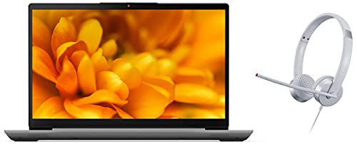 Image of Lenovo IdeaPad Slim3 2021 Intel i3 11thGen 35.56 cm (14 inch) FHD IPS Thin&Light Laptop(8GB /256GB SSD /Win /MS /Backlit Keyboard /Fingerprint Read /2Yr Warranty) 82H700KAIN+ Stereo Analog Headset 3.5mm Jack