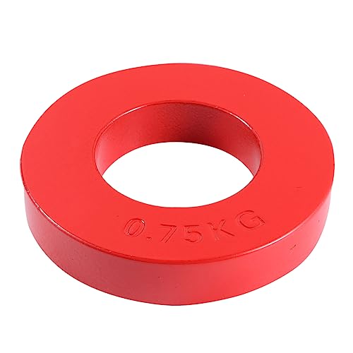 BRIGHTFUFU Barbell Weight Plates Dumbbell Plates Iron Single Hole Plate Gym Equipment