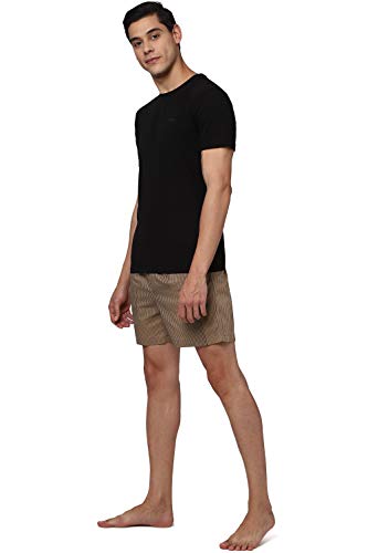 Image of Peter England Men's Cotton Regular Fit Striped Boxer Shorts