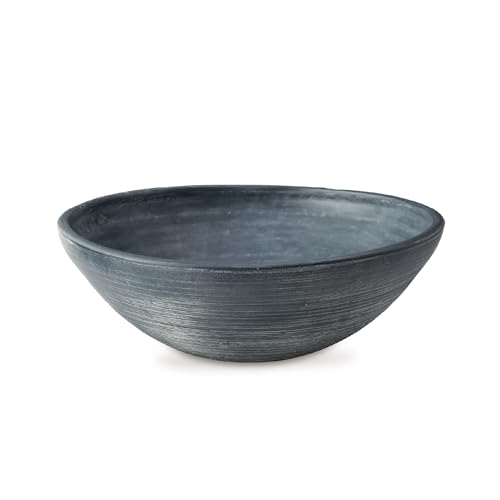 Signature Design by Ashley 1-Piece Terra Cotta Decorative Bowl, Blue