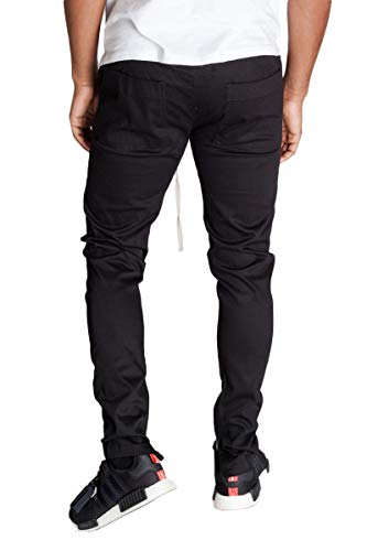 KDNK Men's Tapered Skinny Fit Joggers - Urban Drawstring Pants with Ankle Zipper4