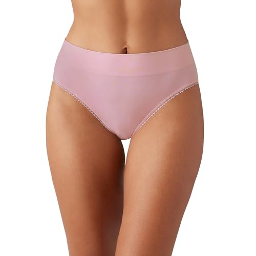 Wacoal Women's Feeling Flexible Seamless Full Coverage Hi-Cut Brief Panty, 871332, Pink Nectar...