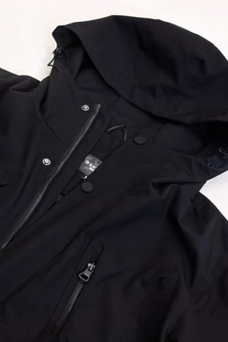 Image of SNITCH Men Casual Jacket | Relaxed Fit High Neck Full Sleeve Solid Pattern | 100% Polyester Durable & Comfortable Machine Washable Jacket