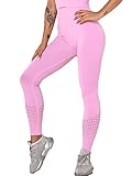 CheChury Leggings Mujer Push Up Mallas Pantalones Deportivos anticeluliticos Suave Malla Transpirable Elásticos Alta Cintura Elásticos Yoga Fitness de Control la Barriga