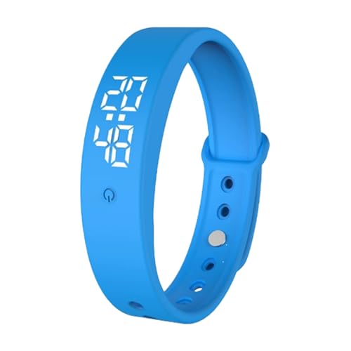 Pulsera Despertador Vibración – Alarma Silenciosa Con Temporizador & 3 Avisos Diarios | Reloj Recordatorio Para Medicinas, Agua, Entrenamiento Baño, Ejercicio | Para Niños, Adultos & Mayores, Banda Si