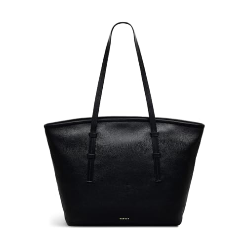 RADLEY London Bridgewater 2.0 レディース ミディアム レザー ジップトップ トートバッグ, ブラック, 791.58 cubic inches