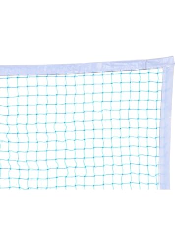 Image of BOSCO Badminton Net Blue, sutable for Outdoor and Indoor, Waterproof and Nylon Material, Four Side Tape, Full Size 2.5x20 Easy to Setup and Carry.