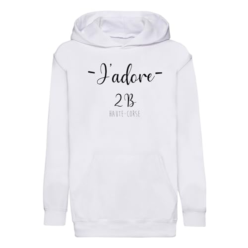 Fabulous Hoodie Enfant J'adore 2B Corse du Nord le sweat haut de gamme