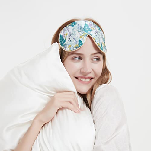 CUDDLE DREAMS Silk Sleep Mask with Original Design, Pure Mulberry Silk