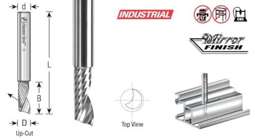Fraise defonceuse anti colmatage Amana Tool 51379 evide aluminium