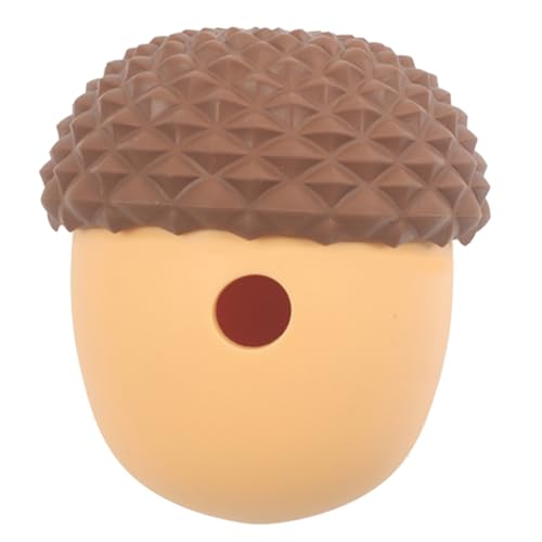 PEPLAYTAL Slow Feeding Interactive Dog Toy Pine Cone Shape Food