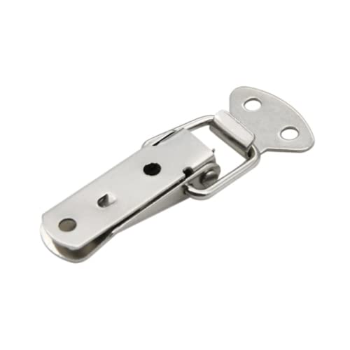 Miniatura 4 de (10 PCS) (S) Pequeño acero inoxidable Spring Toggle Latch Caja de madera Draw Pestillo Gabinete