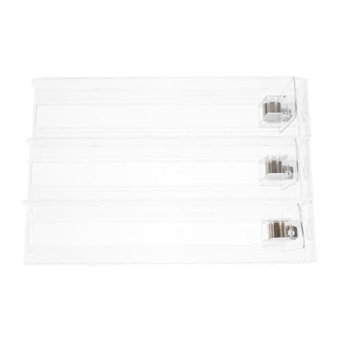 ROMISBABA 3pcs Auto Cigarette Showcase Automático Cigarette Rack Auto-Push Cigarette Rack