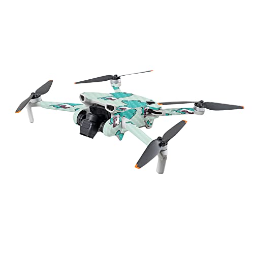 Image of MightySkins Carbon Fiber Skin Compatible with DJI Mini 3 - Awesome Alpacas | Protective, Durable Textured Carbon Fiber Finish | Easy to Apply