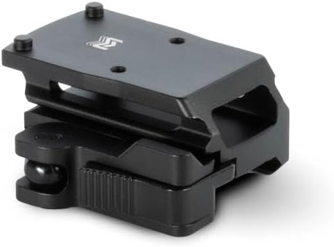 Monstrum Red Dot Riser Mount with Hypergrip QD Quick Release | 1.6 inch Center Height | RMR Footprint