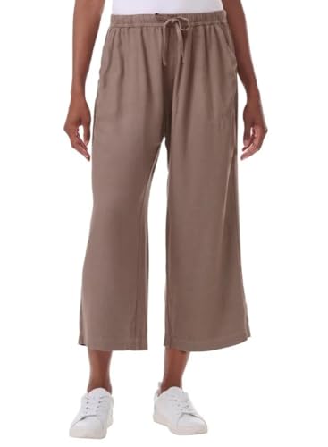 Splendid Women's Cropped Wide Leg Drawstring Pants