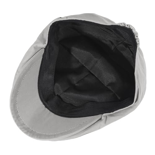 Image of ZLYC Men Cotton Flat Cap Summer Scally Ivy Gatsby Newsboy Beret Driver Cabbie Hunting Hat