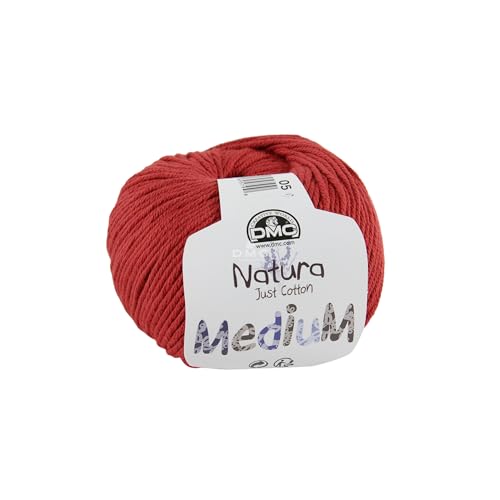 DMC Fil Natura, 100% Coton, Couleur 05 Rouge, Taille M