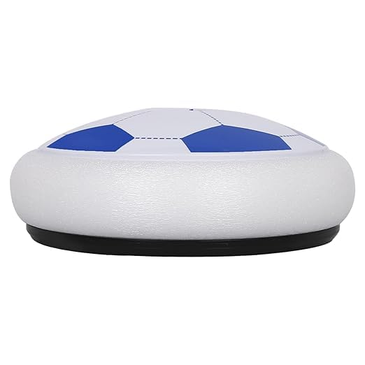 Image of Hover Soccer Ball with LED Lights, Indoor Football Toy, Rechargeable with USB Cable, Red and Black (Blue)