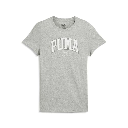 Photo de PUMA Fille Squad Tee G T-Shirts, Gris Clair Chiné., 164 EU