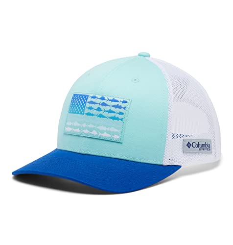 Image of Columbia Unisex-Adult PFG Snap Back Fish Flag Ballcap