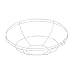 Millennium RWG12-WH Wire Guard, White
