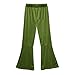 Toddler Girls Velvet Flare Sweatpants - Stretchy Casual Elastic High Waisted Bell Bottom Workout Dance Pants for 0-8 Years