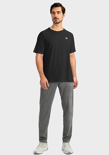 Image of G Gradual Men's Sweatpants with Zipper Pockets Tapered Joggers for Men Athletic Pants for Workout, Jogging, Running