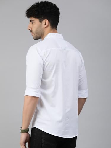Image of Majestic Man Men Classic Slim Fit Pure Cotton Casual Shirt