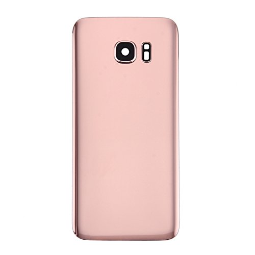 Couverture arrière de batterie Galaxy S7 Edge protégeant l'objectif de caméra Rose Gold