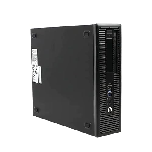 Image of HP Desktop Computer EliteDesk 800 G1 SFF PC,Quad Core i5 Business Desk Top,New 24 inch LED Monitor,16GB RAM,New 1TB SSD,WiFi,Bluetooth,DVD,Wireless Keyboard Mouse(Renewed)