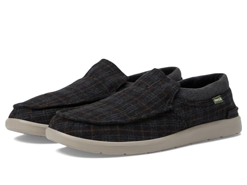 Sanuk Sidewalk Surfer Lite 2 SL Plaid Black 11.5 D (M)