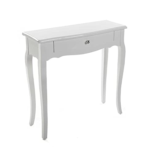 Versa Cagliari Meuble d'Entrée Étroit pour Entrée ou Couloir, Table Console, avec 1 tiroir,...