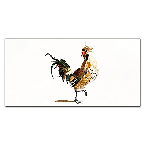 Impression sur verre acrylique 100x50cm de qualité supérieure poulet