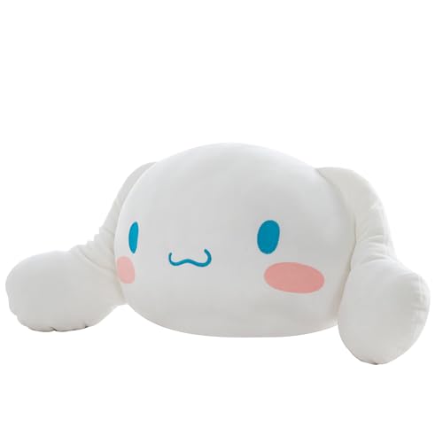 Image of Northwest Sanrio Cinnamoroll Cloud Pillow 12 inch - Kawaii Stuffed Plushie, Great Gift for Anime Fans, Cartoon Character, Bedroom Decor