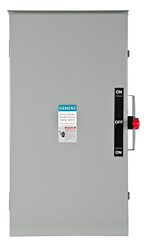 Siemens DTGNF224NR 200-Amp, 2 Pole, 240-volt, 3 Wire, General Duty, Double Throw, Type 3R